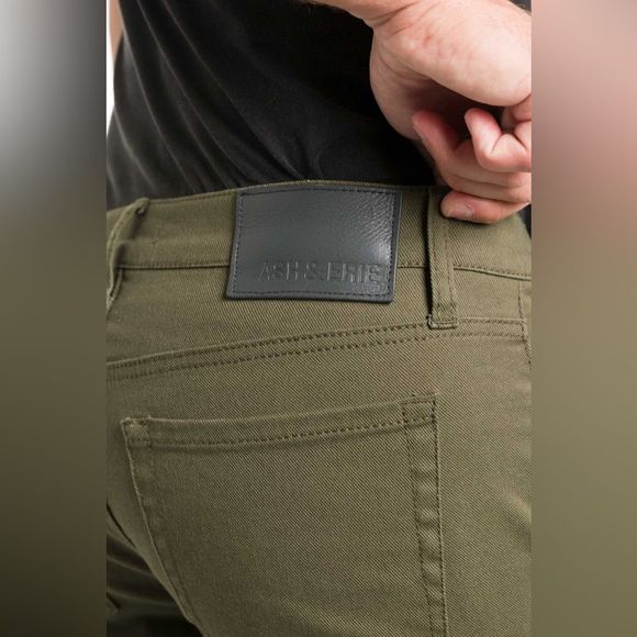 Ash & Erie TAIGA GREEN WEEKEND JEANS - Picture 5 of 5